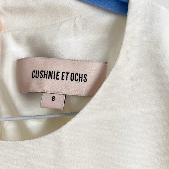 Cushnie and Ochs Ivory Crepe "Choker" top, size 8 (fits 6/8) ** AS IS ** - Picture 5 of 14